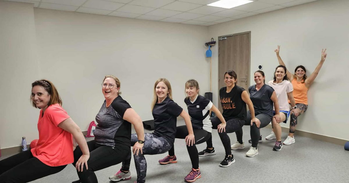 Séance du lundi au renfo, la chaise humaine